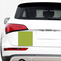 Harlequin Mardi Gras Pattern Print Car Sticker