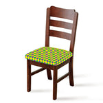 Harlequin Mardi Gras Pattern Print Chair Cushion Cover