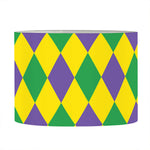Harlequin Mardi Gras Pattern Print Drum Lamp Shade