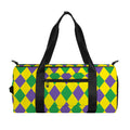 Harlequin Mardi Gras Pattern Print Gym Bag