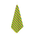 Harlequin Mardi Gras Pattern Print Hand Towel