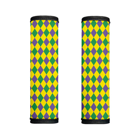 Harlequin Mardi Gras Pattern Print Handle Covers
