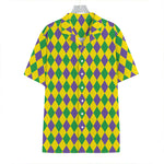 Harlequin Mardi Gras Pattern Print Hawaiian Shirt