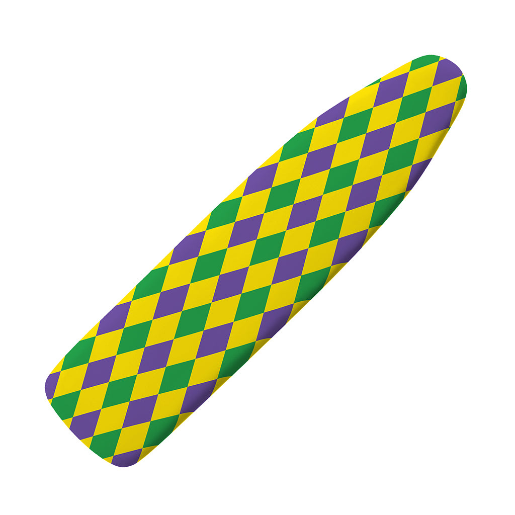 Harlequin Mardi Gras Pattern Print Ironing Board Cover
