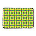 Harlequin Mardi Gras Pattern Print Kitchen Mat