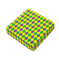 Harlequin Mardi Gras Pattern Print Outdoor Seat Cushion Cover