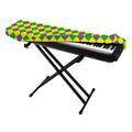 Harlequin Mardi Gras Pattern Print Piano Keyboard Cover