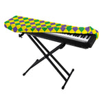 Harlequin Mardi Gras Pattern Print Piano Keyboard Cover