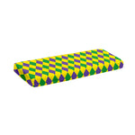 Harlequin Mardi Gras Pattern Print Piano Keyboard Cover