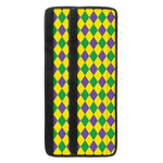 Harlequin Mardi Gras Pattern Print Refrigerator Handle Covers