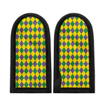 Harlequin Mardi Gras Pattern Print Skillet Handle Cover