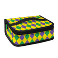 Harlequin Mardi Gras Pattern Print Small Lunch Bag