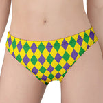 Harlequin Mardi Gras Pattern Print Women's Panties