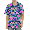 Hawaii Exotic Flowers Pattern Print Aloha Shirt