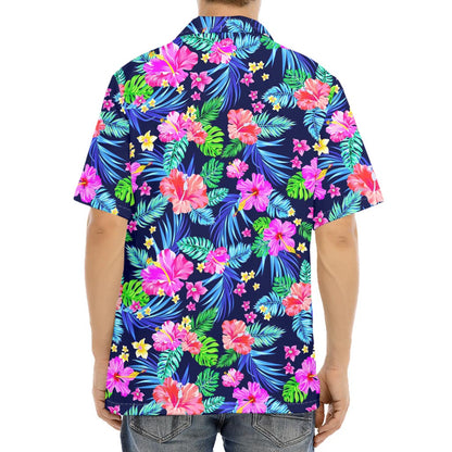 Hawaii Exotic Flowers Pattern Print Aloha Shirt