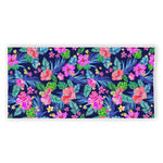 Hawaii Exotic Flowers Pattern Print Beach Towel