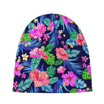 Hawaii Exotic Flowers Pattern Print Beanie