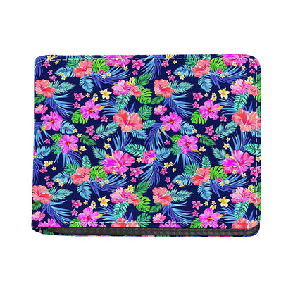 Hawaii Exotic Flowers Pattern Print Bifold Wallet