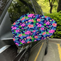 Hawaii Exotic Flowers Pattern Print Car Side Mirror Covers