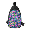 Hawaii Exotic Flowers Pattern Print Sling Bag