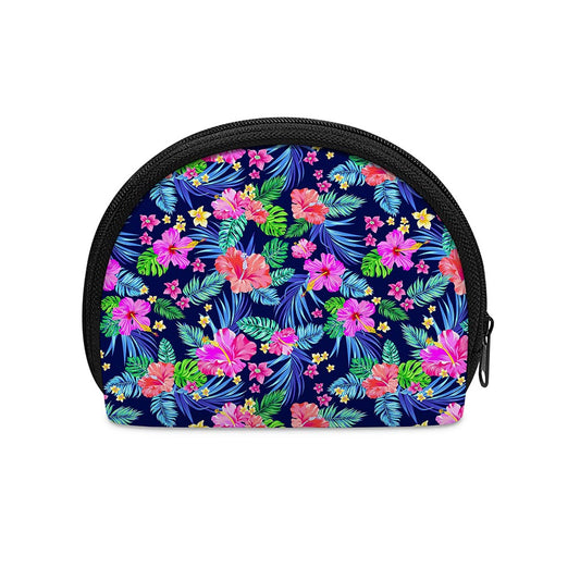 Hawaii Exotic Flowers Pattern Print Coin Purse