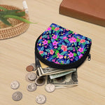 Hawaii Exotic Flowers Pattern Print Coin Purse