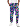 Hawaii Exotic Flowers Pattern Print Cotton Sweatpants