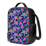 Hawaii Exotic Flowers Pattern Print Crossbody Lunch Bag