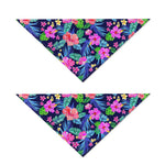 Hawaii Exotic Flowers Pattern Print Dog Bandana