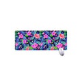 Hawaii Exotic Flowers Pattern Print Extended Mouse Pad