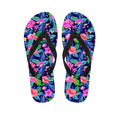 Hawaii Exotic Flowers Pattern Print Flip Flops