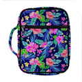 Hawaii Exotic Flowers Pattern Print Front Pocket Bible Bag