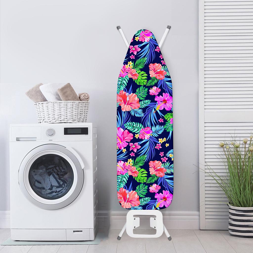 Hawaii Exotic Flowers Pattern Print Ironing Board Cover