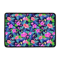 Hawaii Exotic Flowers Pattern Print Kitchen Mat