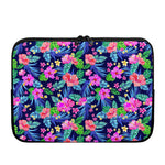 Hawaii Exotic Flowers Pattern Print Laptop Sleeve