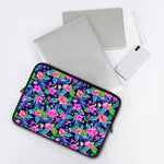 Hawaii Exotic Flowers Pattern Print Laptop Sleeve