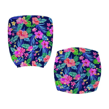 Hawaii Exotic Flowers Pattern Print Office Chair Cover