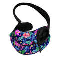 Hawaii Exotic Flowers Pattern Print Pet Sling Carrier