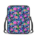 Hawaii Exotic Flowers Pattern Print Rectangular Crossbody Bag