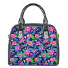 Hawaii Exotic Flowers Pattern Print Shoulder Handbag