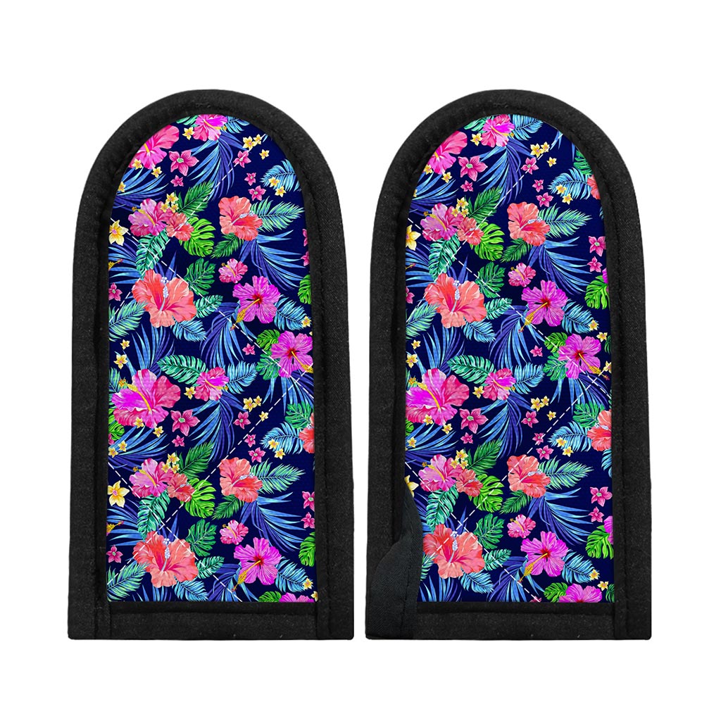 Hawaii Exotic Flowers Pattern Print Skillet Handle Cover