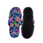 Hawaii Exotic Flowers Pattern Print Slippers