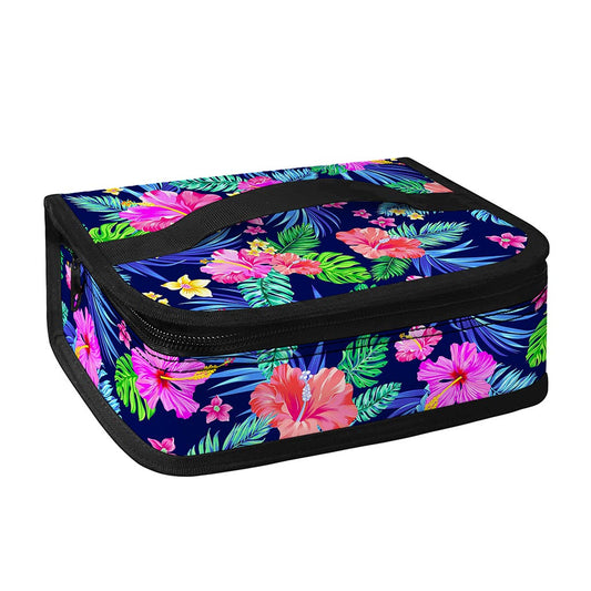 Hawaii Exotic Flowers Pattern Print Small Lunch Bag