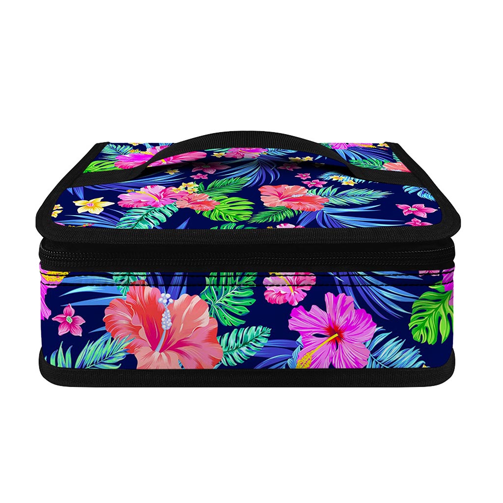 Hawaii Exotic Flowers Pattern Print Small Lunch Bag