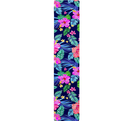 Hawaii Exotic Flowers Pattern Print Table Runner