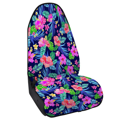 Hawaii Exotic Flowers Pattern Print Waterproof Car Seat Cover