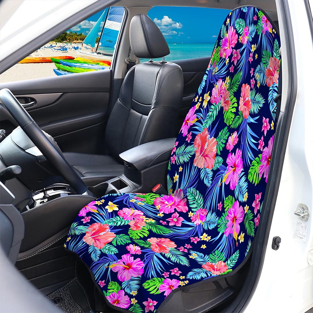Hawaii Exotic Flowers Pattern Print Waterproof Car Seat Cover