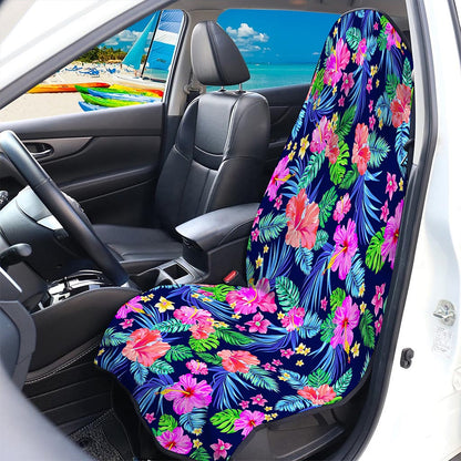 Hawaii Exotic Flowers Pattern Print Waterproof Car Seat Cover