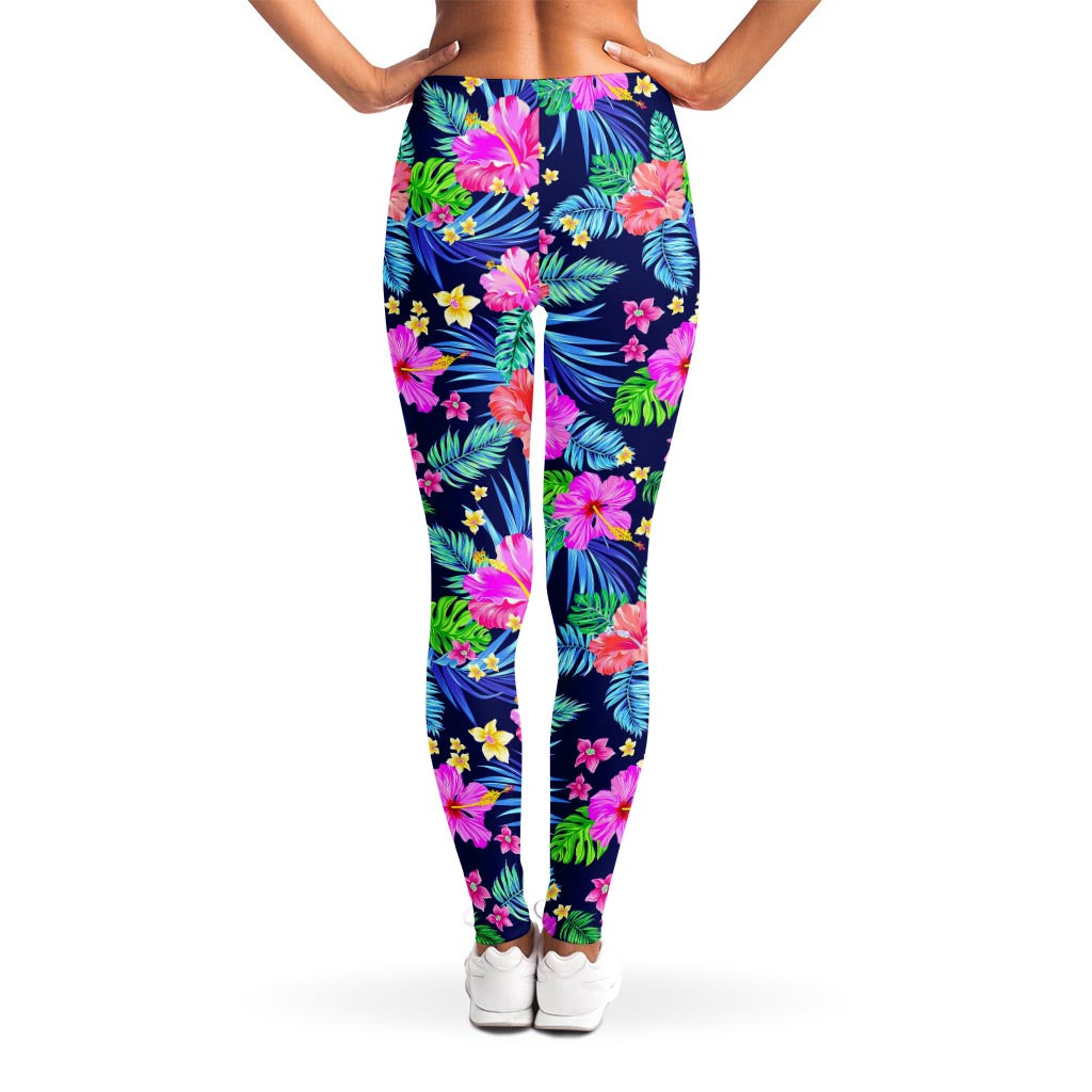 Hawaii Exotic Flowers Pattern Print Women's Leggings