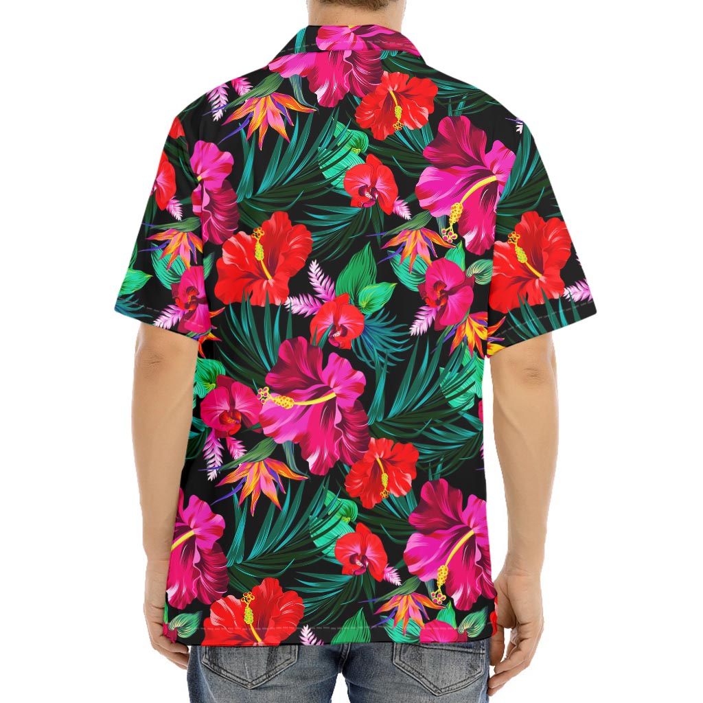 Hawaii Floral Flowers Pattern Print Aloha Shirt